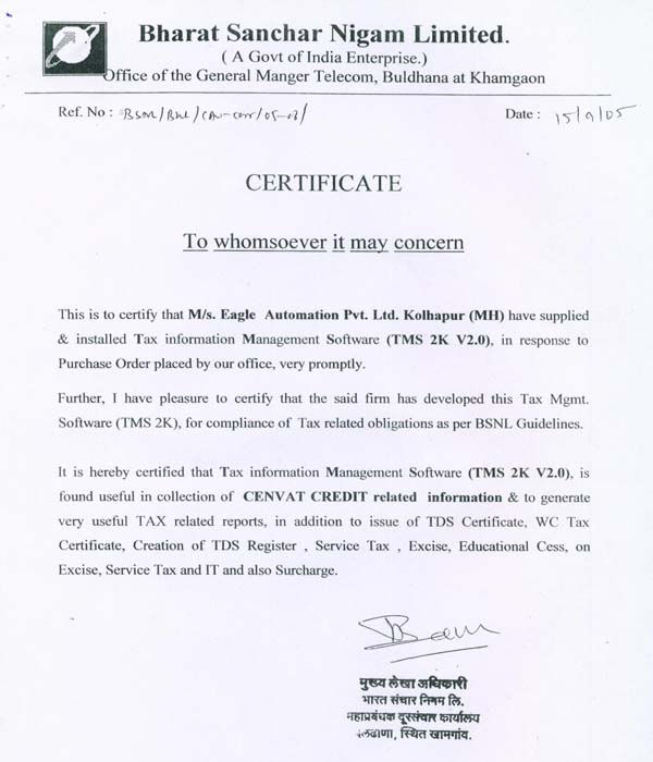 BSNL-BULDHANA