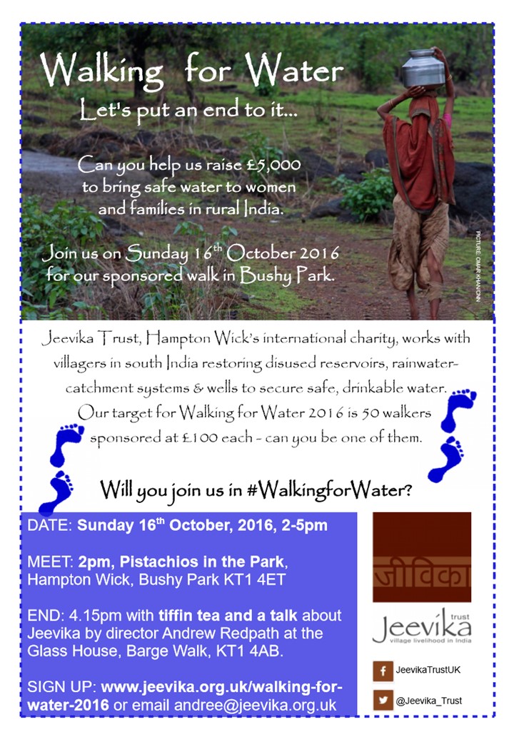 Walking for Water Poster