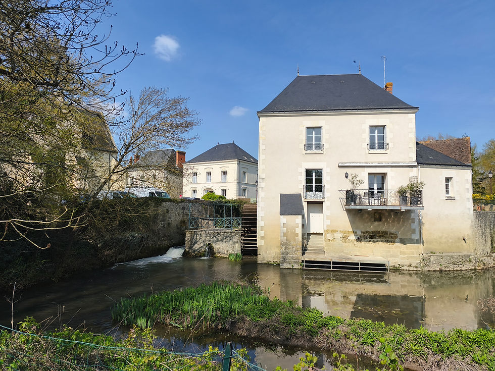 Ancien moulin derrière l'église Saint-Gilles