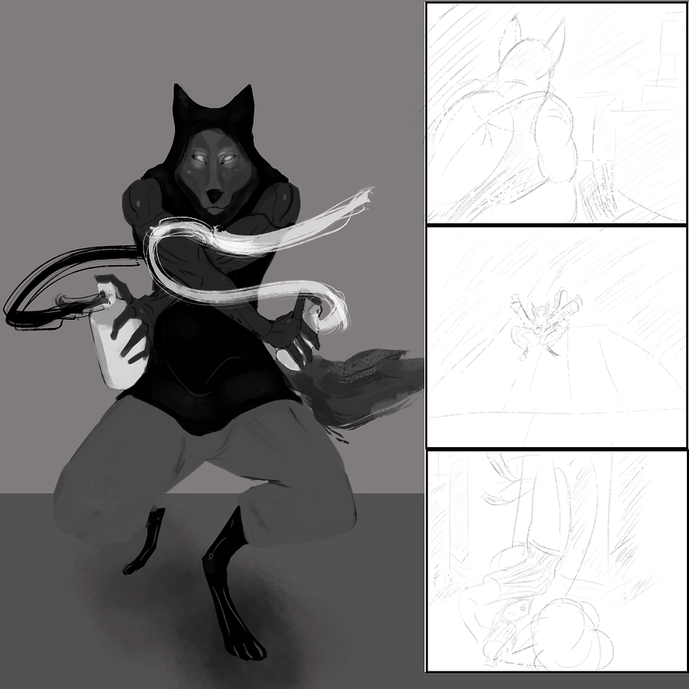 Wolf Character Concept 2