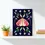 Thumbnail: A5 Print: Pink Floral Moth Illustration