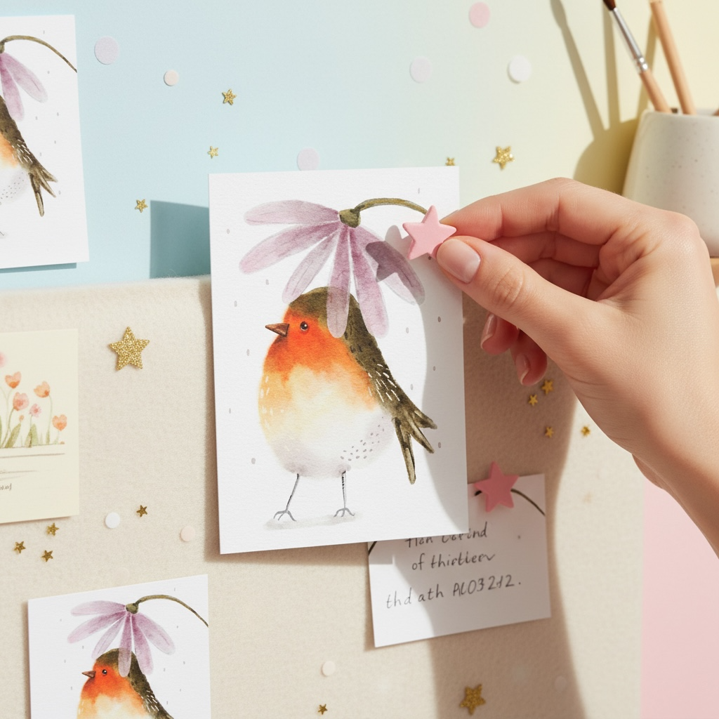 Illustrated Notecards: Little Bird