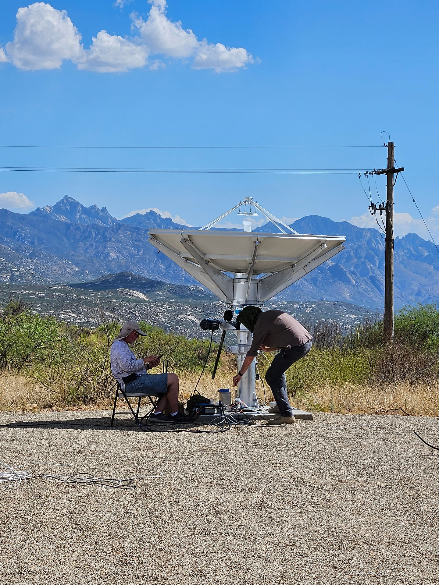 3m Radio Telescope RTP30 POAM Electronics