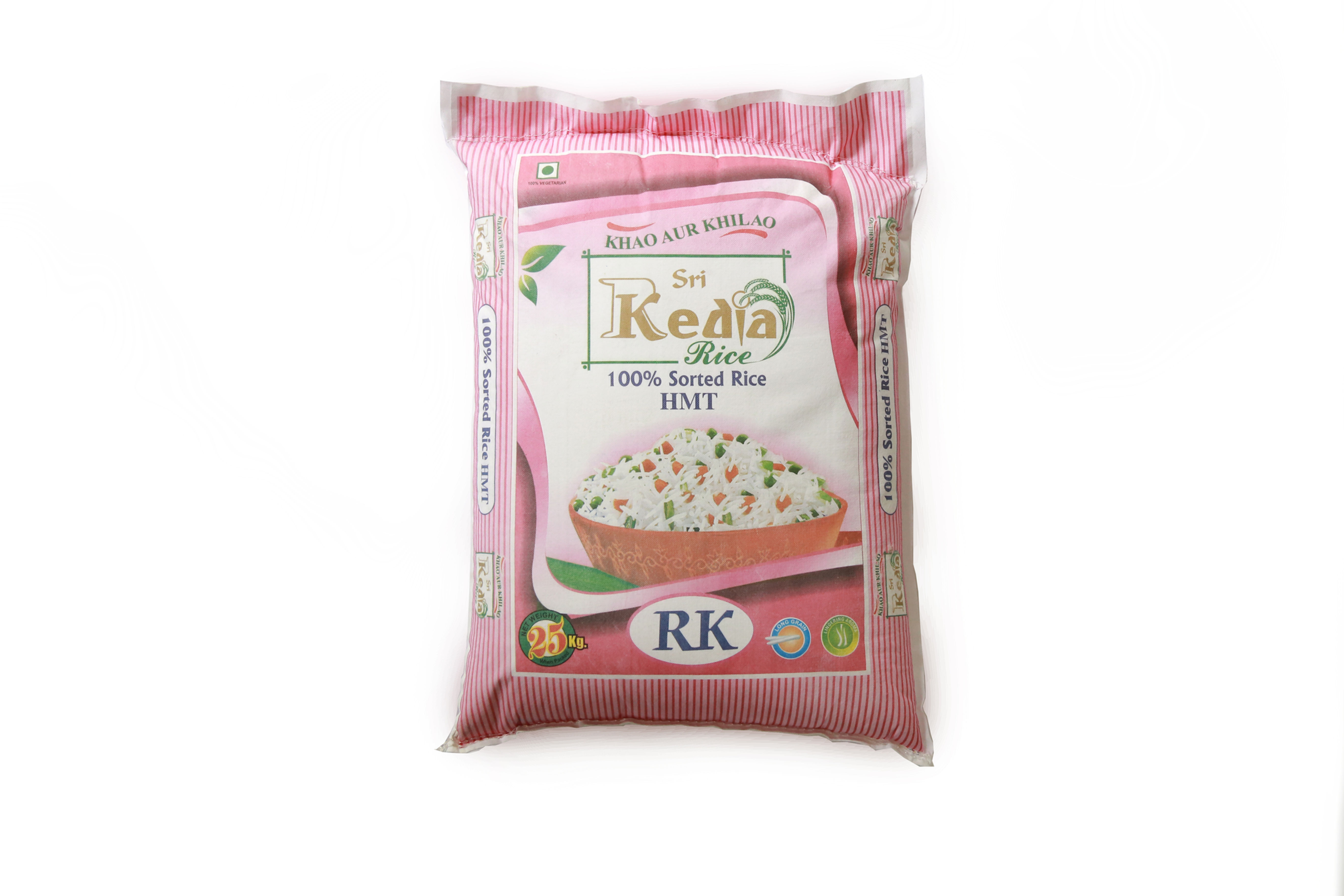 Kedia HMT Raw Rice 26 Kgs ( Pink ) - 2 Years Old