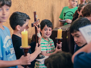 Setor Kids realiza a Via-Sacra das Crianças