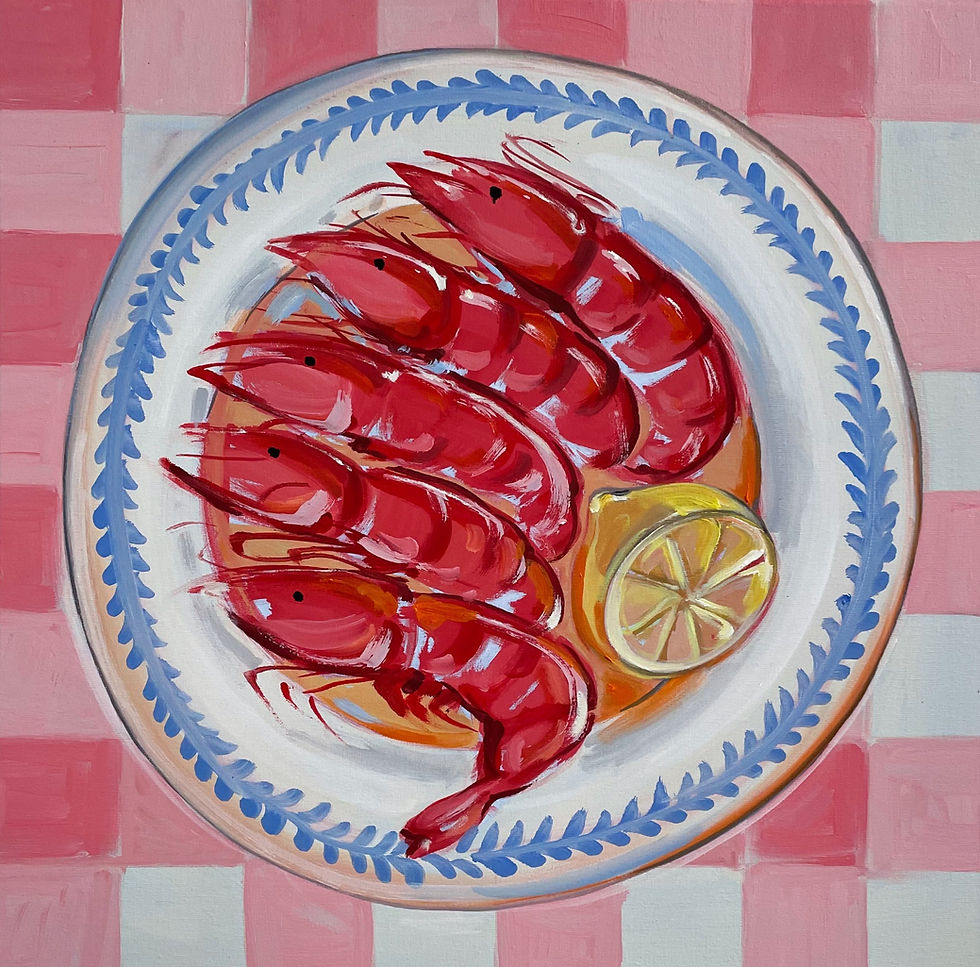 Prawns on a Plate