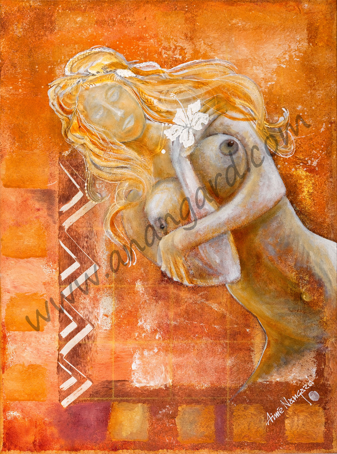 La fille aux yeux clairs (50x100)