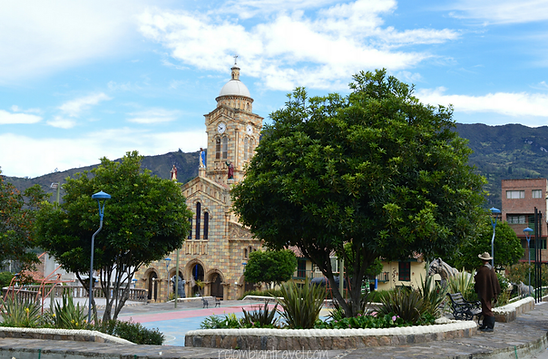 parque principal guican de la sierra boyaca