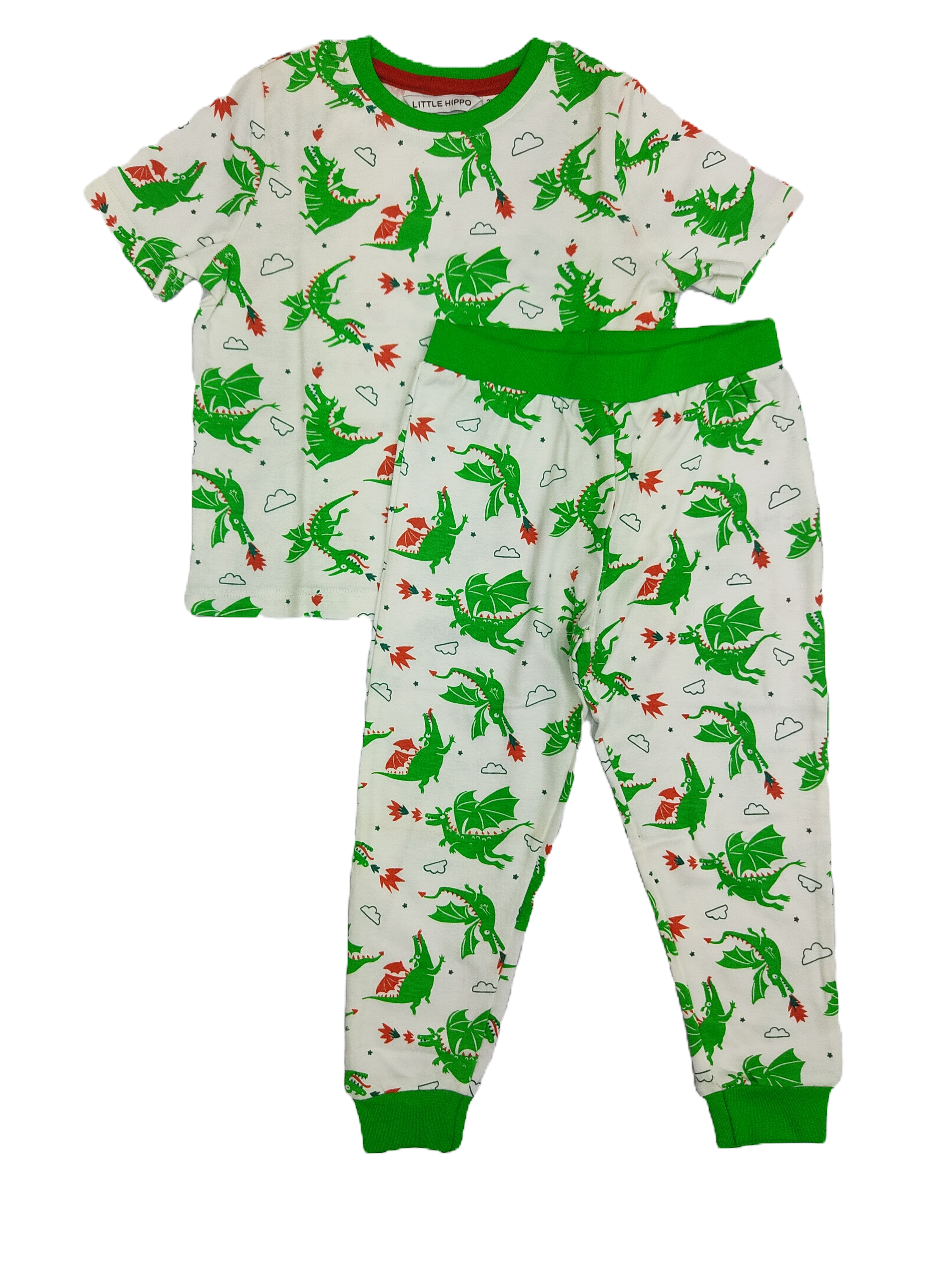 LITTLE HIPPO GREEN DRAGON PJ