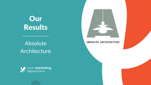 A banner with Our Results for Absolute Architecture