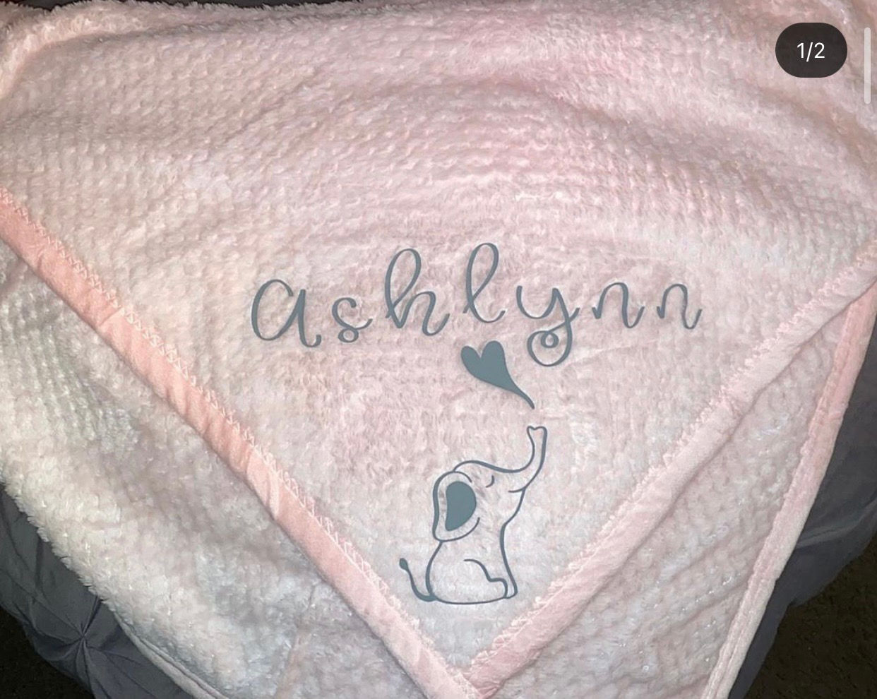 Customized baby blanket 