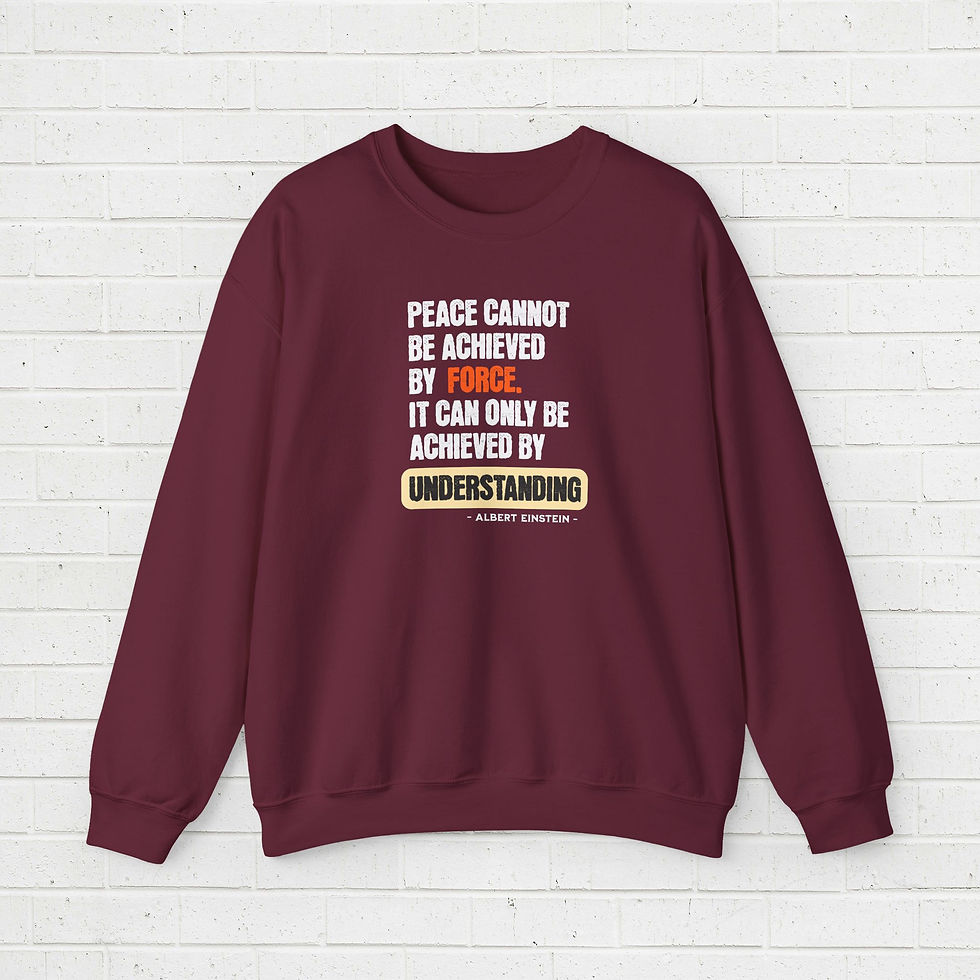 Thumbnail: Crewneck Sweatshirt - Quotes Albert Einstein