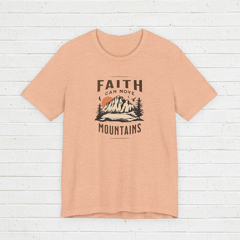 Thumbnail: T-shirt Short sleeve - Faith mountains