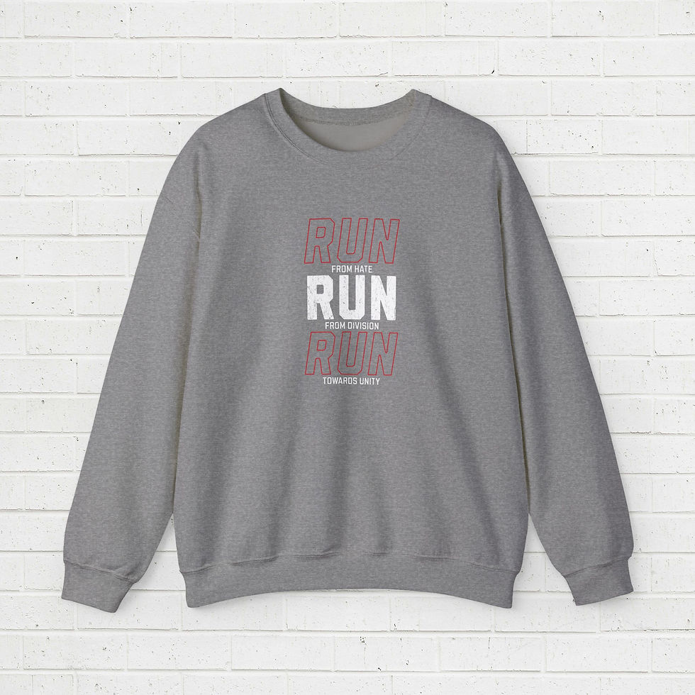Thumbnail: Crewneck Sweatshirt - Running towards unity