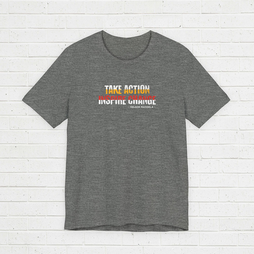 Thumbnail: T-shirt Short Sleeve - Quotes Nelson Mandela