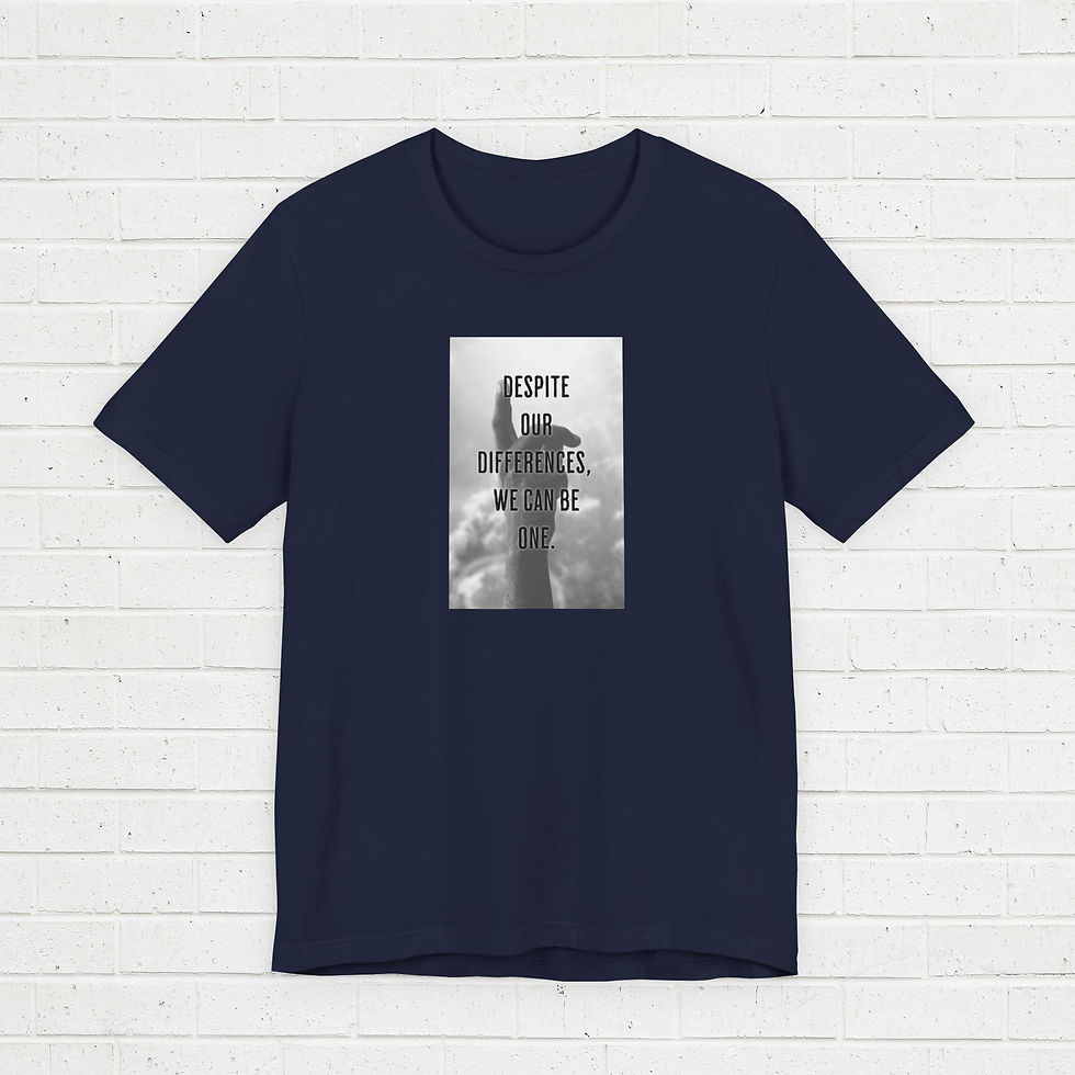 Thumbnail: T-shirt Short Sleeve - Quotes Be One