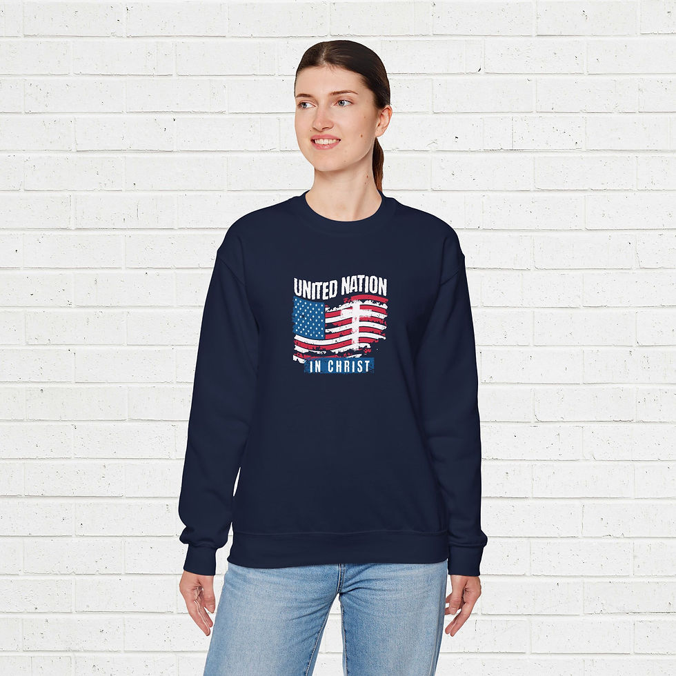 Thumbnail: Crewneck Sweatshirt - Identity Nation In Christ