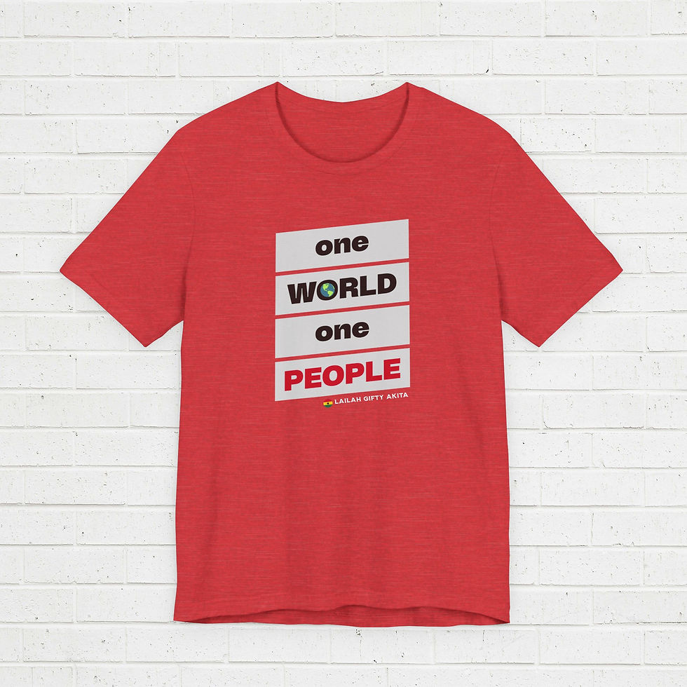 Thumbnail: T-shirt Short Sleeve - Quotes Lailah Gifty Akita