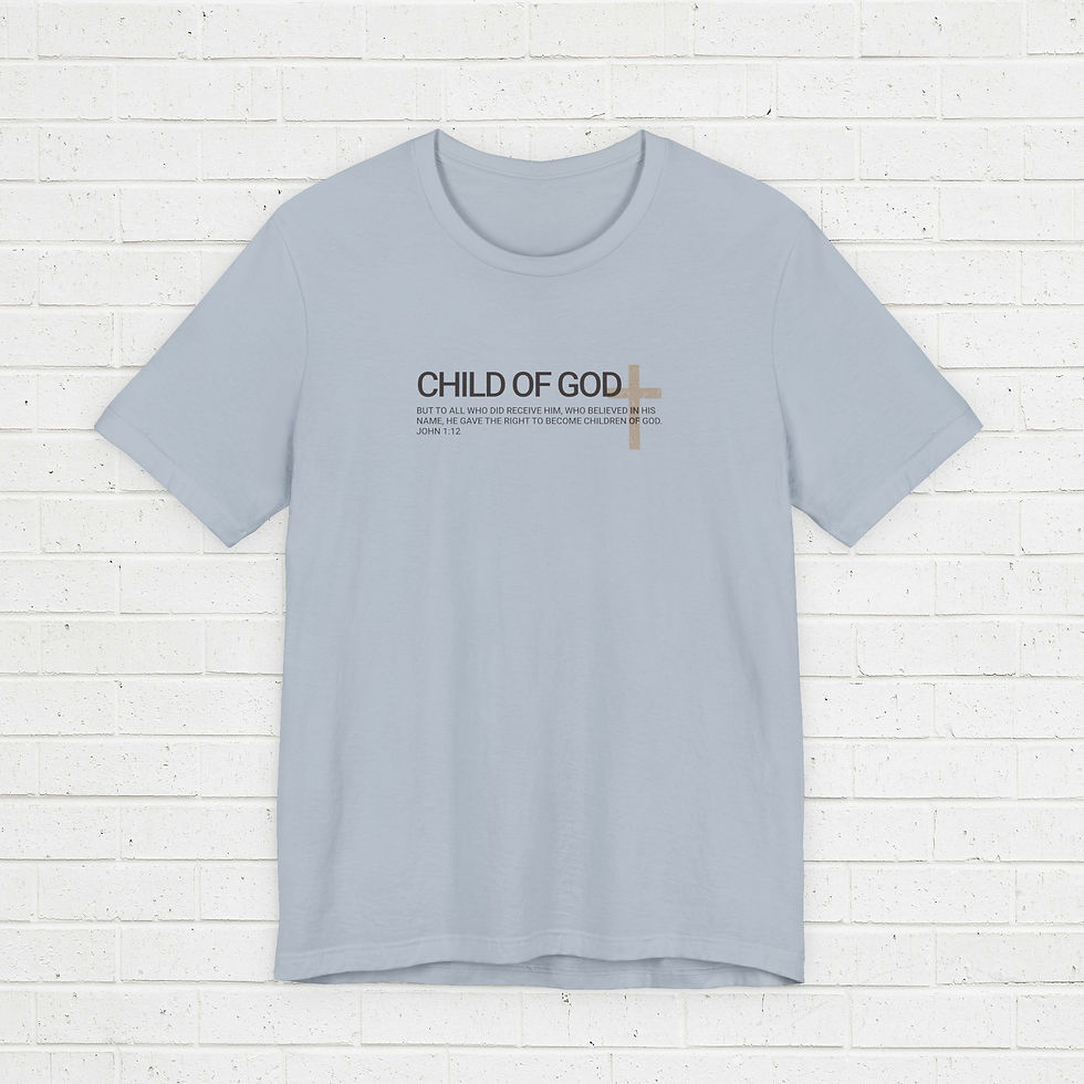 Thumbnail: T-shirt Short sleeve - Child of God John 1:12