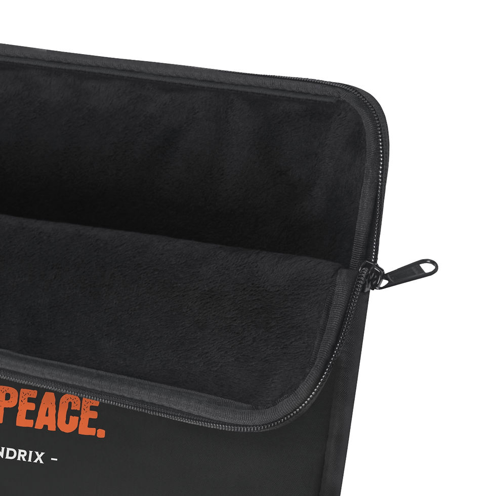 Thumbnail: Laptop Sleeve - Quotes Jimi Hendrix
