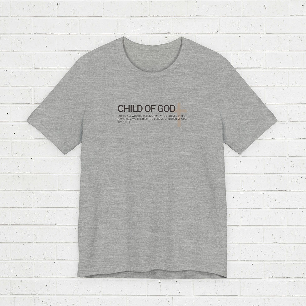 Thumbnail: T-shirt Short sleeve - Child of God John 1:12