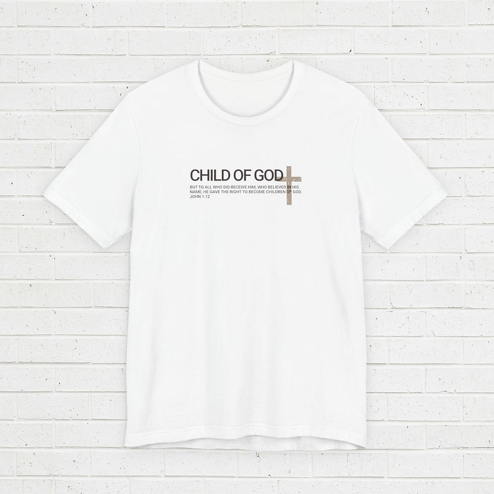 Thumbnail: T-shirt Short sleeve - Child of God John 1:12