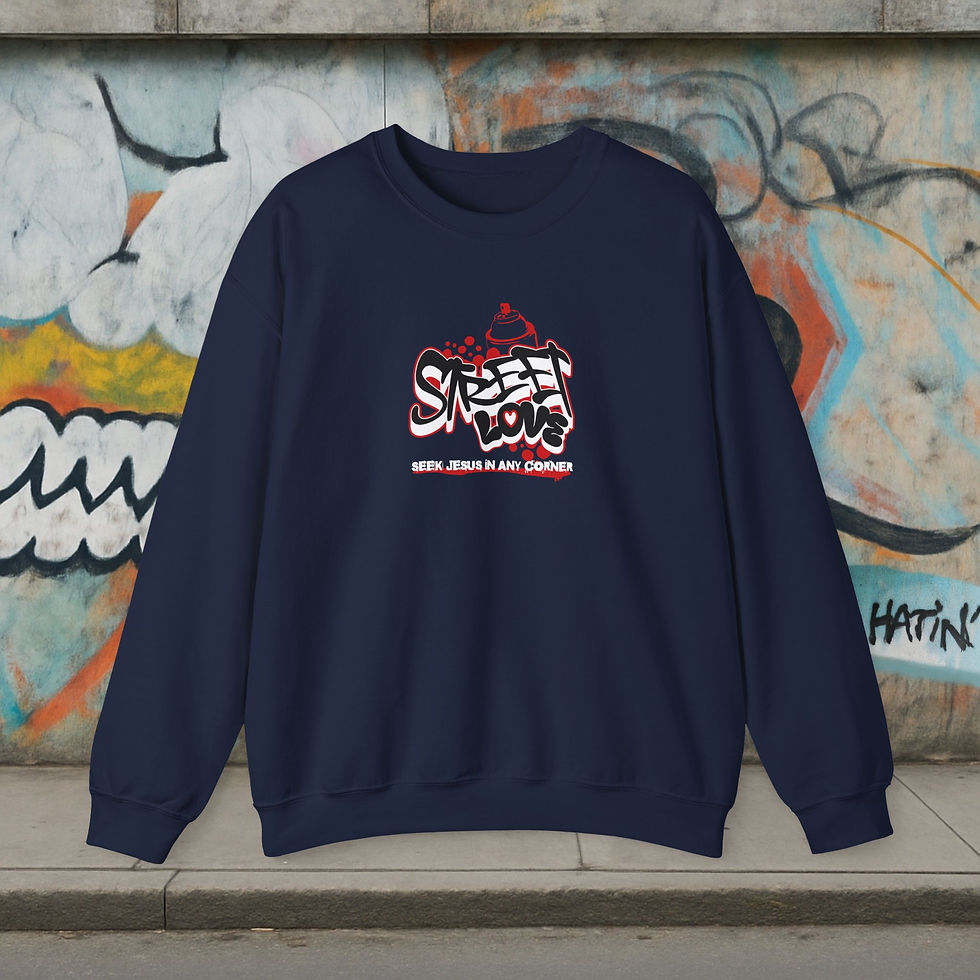 Thumbnail: Crewneck Sweatshirt - Street Gospel Seek
