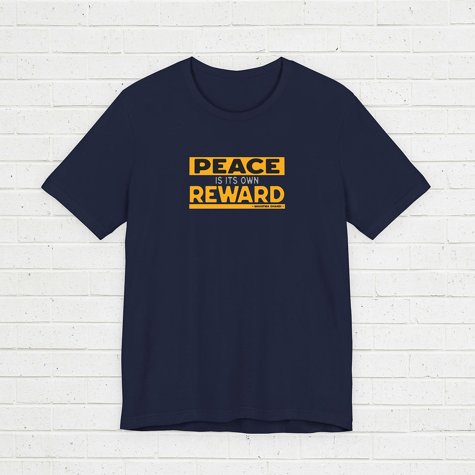 Thumbnail: T-shirt Short Sleeve - Quotes Mahatma Ghandi 2