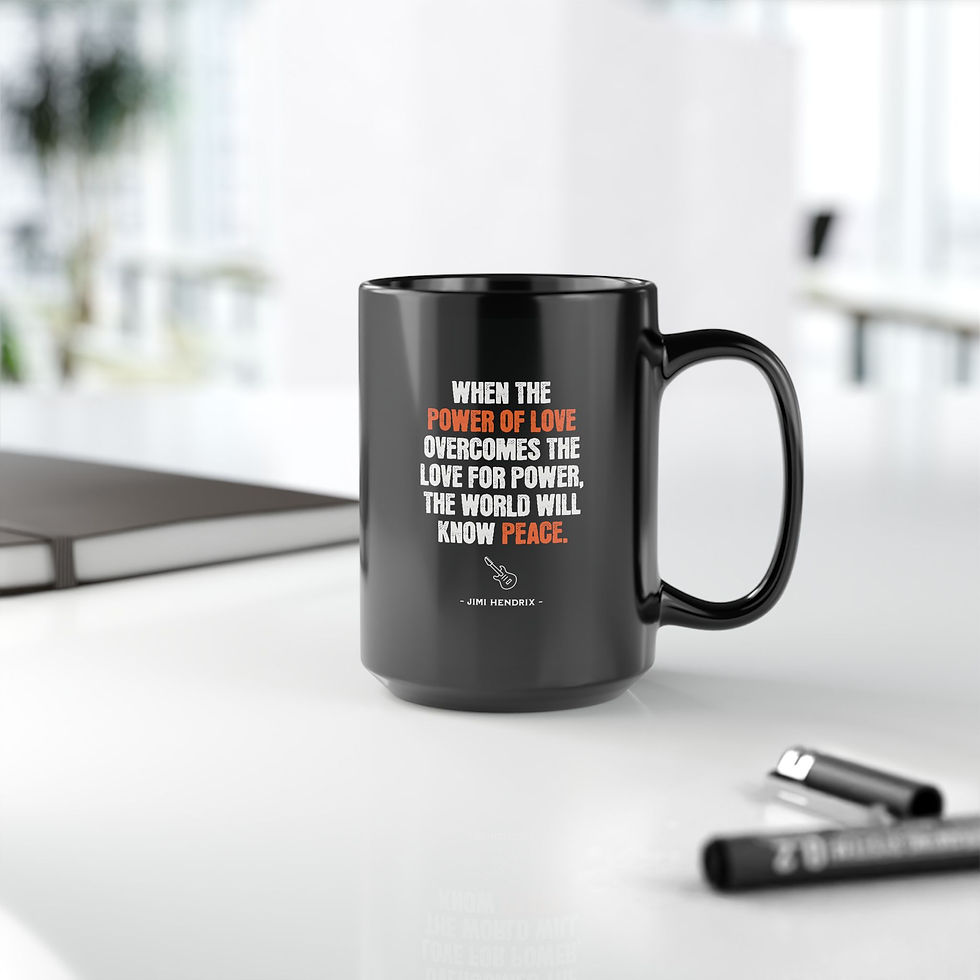 Thumbnail: Ceramic Mug - Quotes Jimi Hendrix
