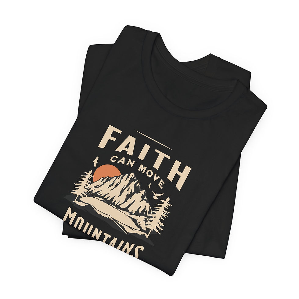 Thumbnail: T-shirt Short sleeve - Faith mountains