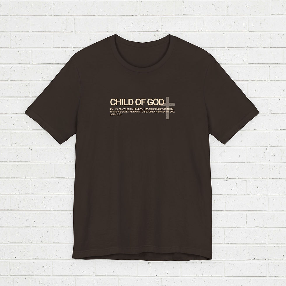 Thumbnail: T-shirt Short sleeve - Child of God John 1:12