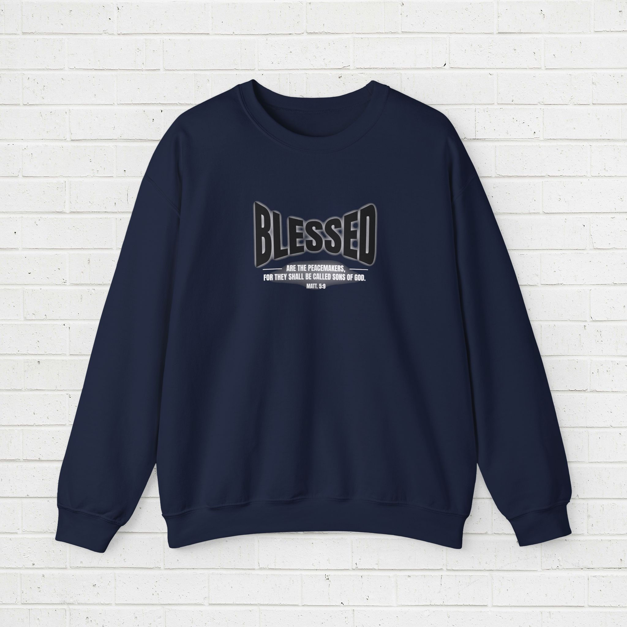 Crewneck Sweatshirt - Blessed Mt. 5:9