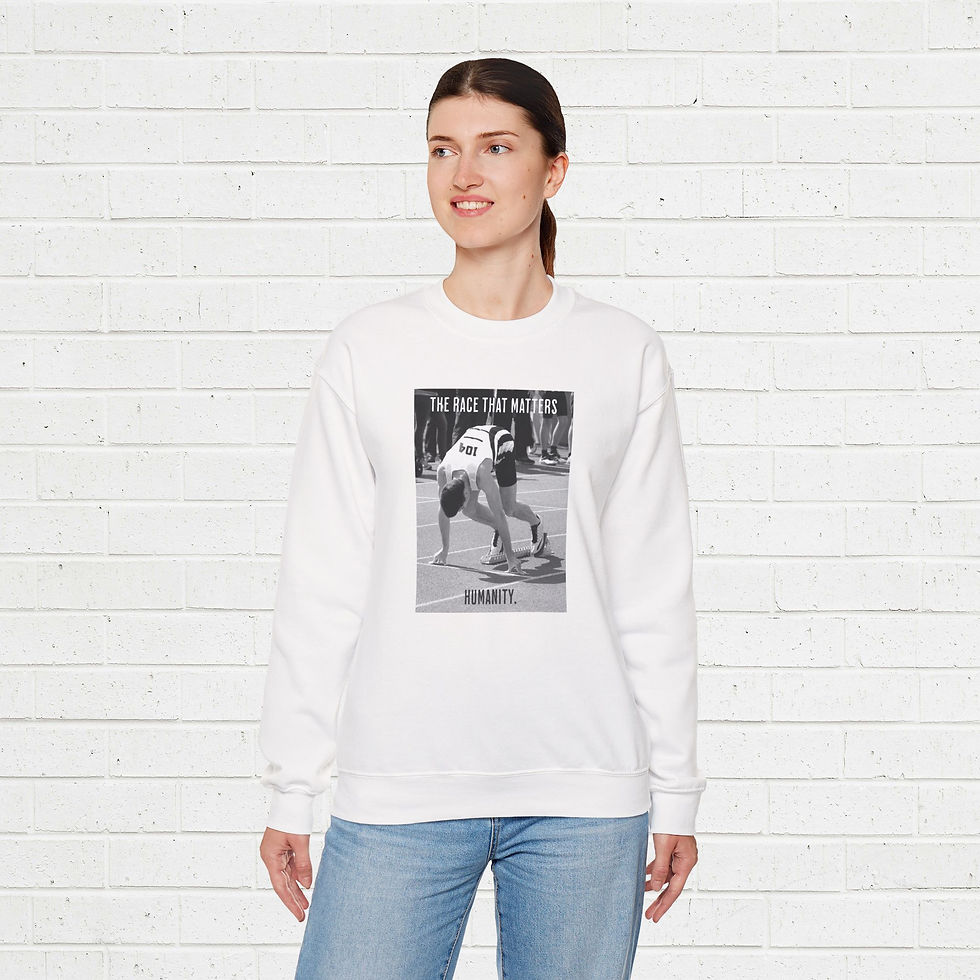Thumbnail: Crewneck Sweatshirt - Running race that matters