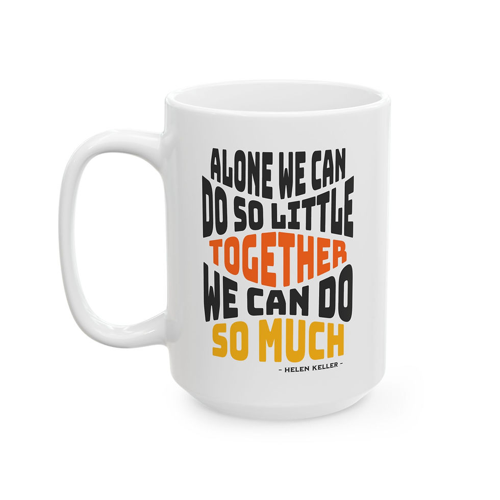 Thumbnail: Ceramic Mug - Quotes Helen Keller