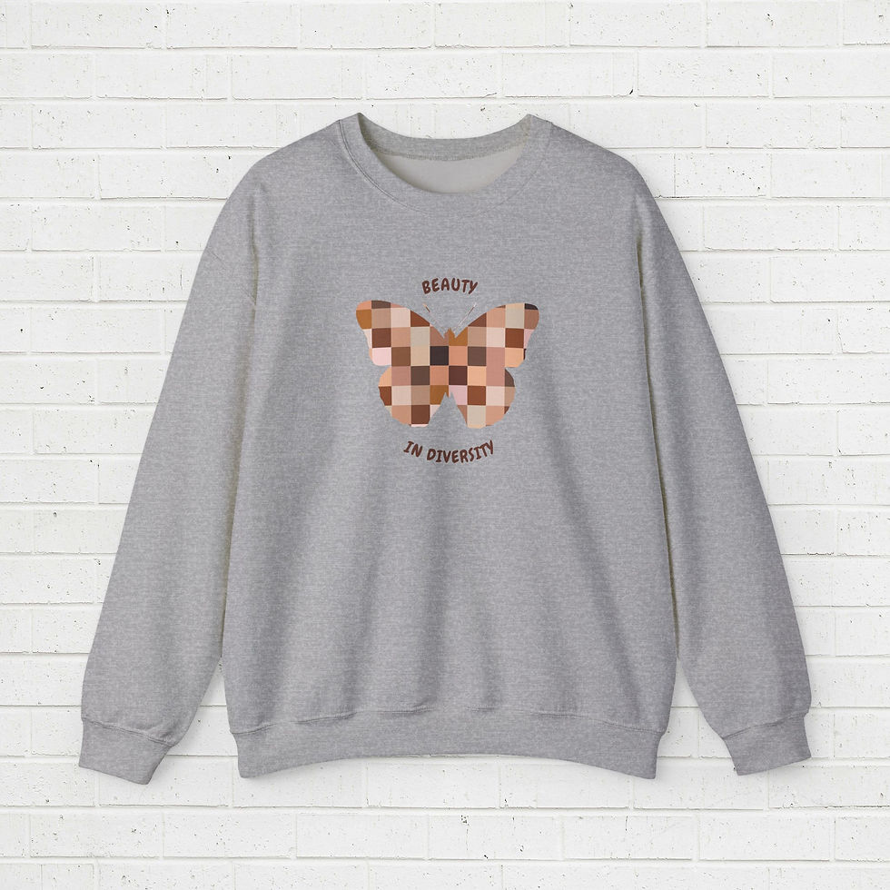 Thumbnail: Crewneck Sweatshirt - Shades butterfly