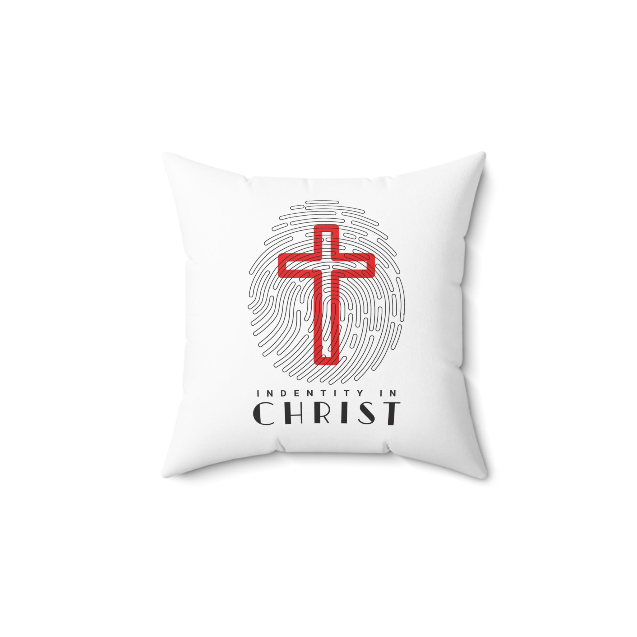Spun Polyester Pillow - Identity In Christ