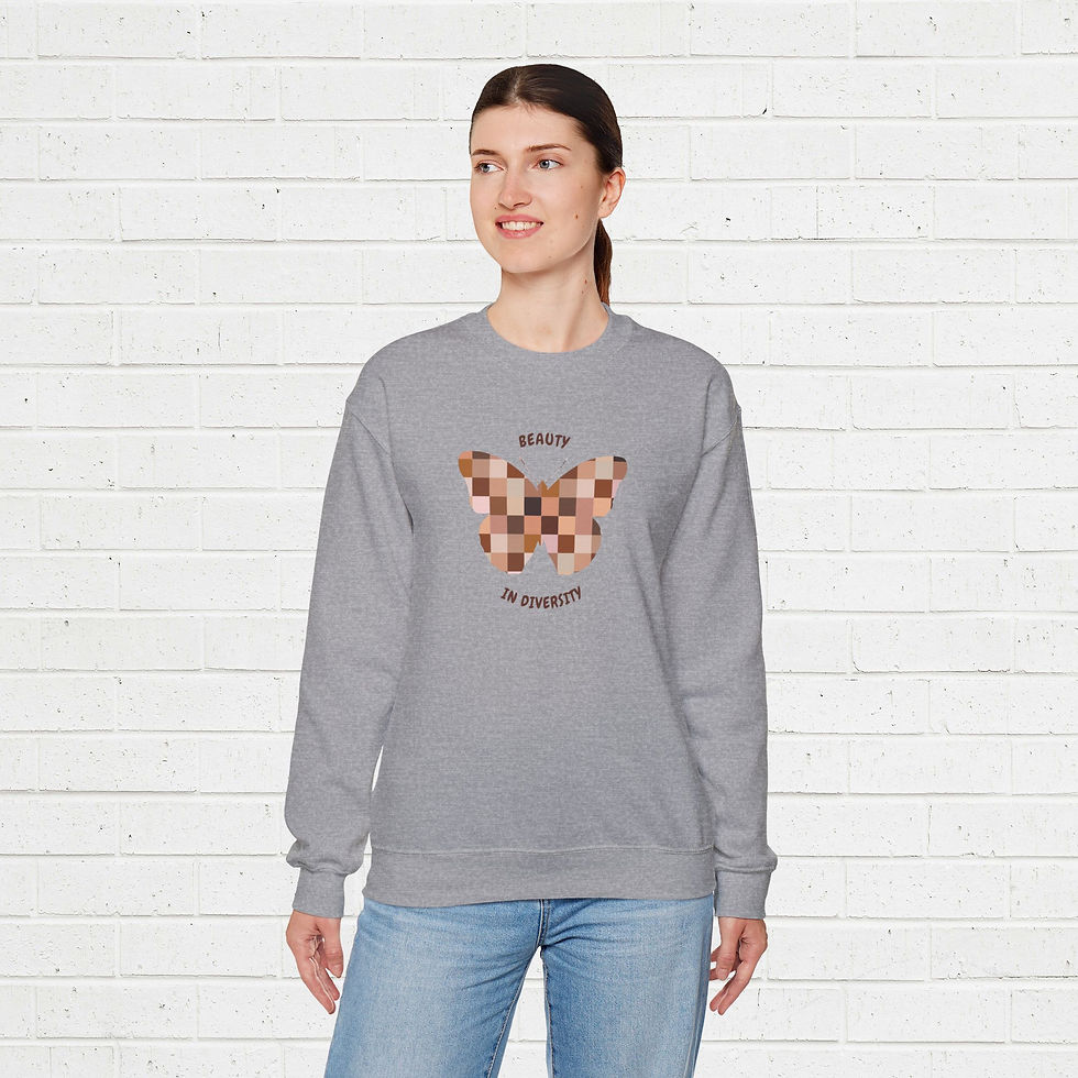 Thumbnail: Crewneck Sweatshirt - Shades butterfly