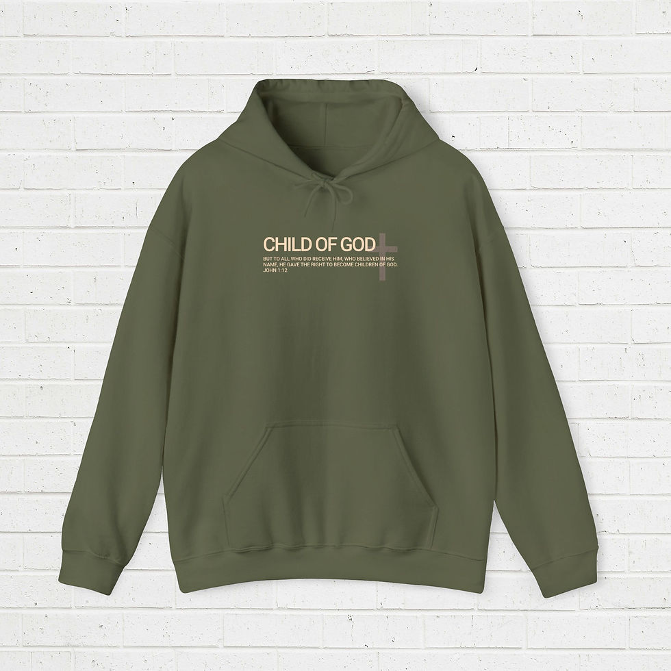 Thumbnail: Hoodie - Child of God John 1:12