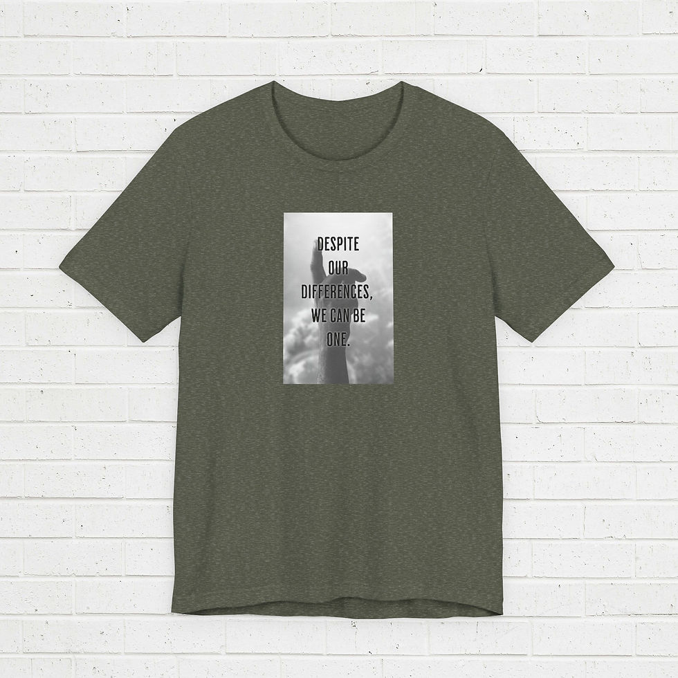 Thumbnail: T-shirt Short Sleeve - Quotes Be One