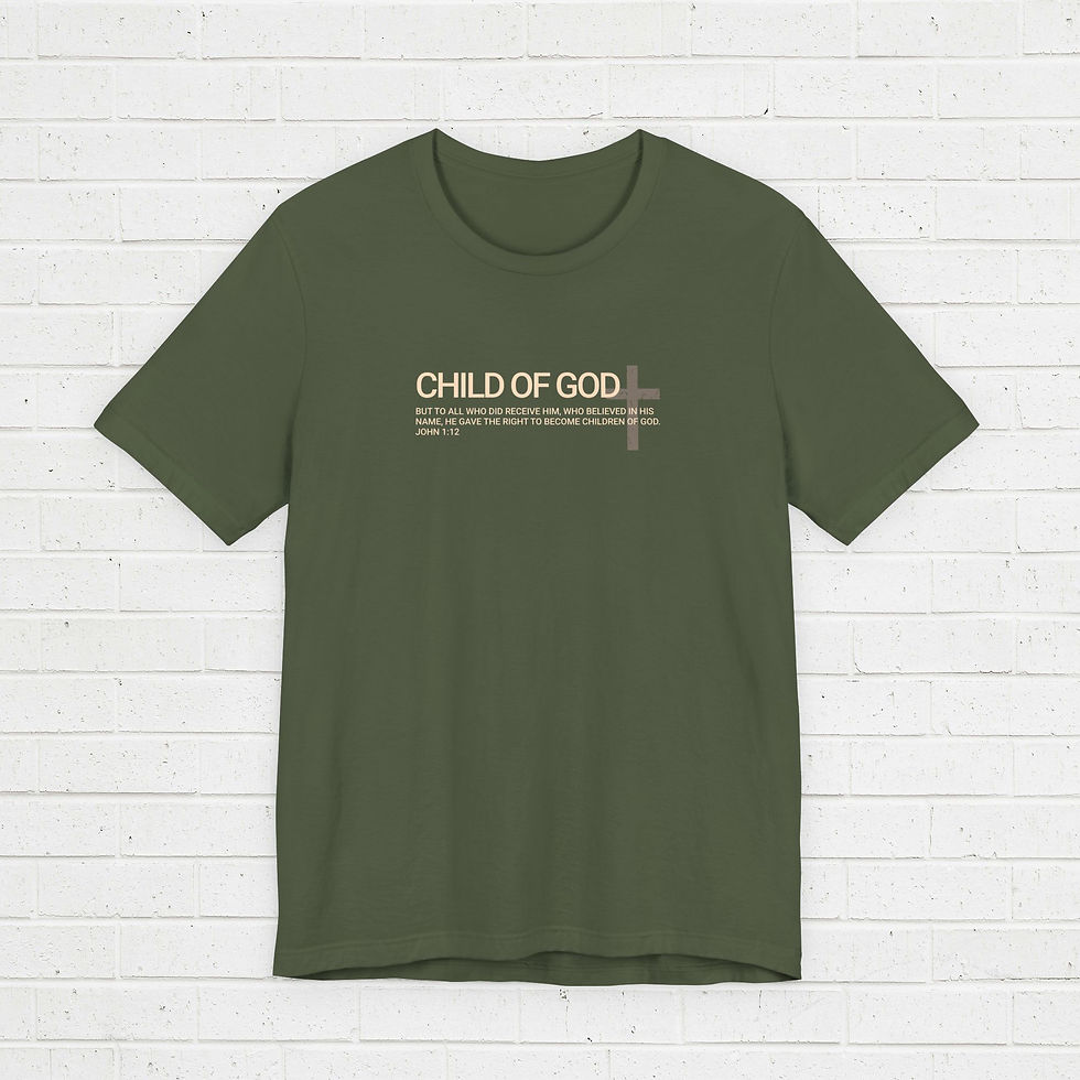 Thumbnail: T-shirt Short sleeve - Child of God John 1:12
