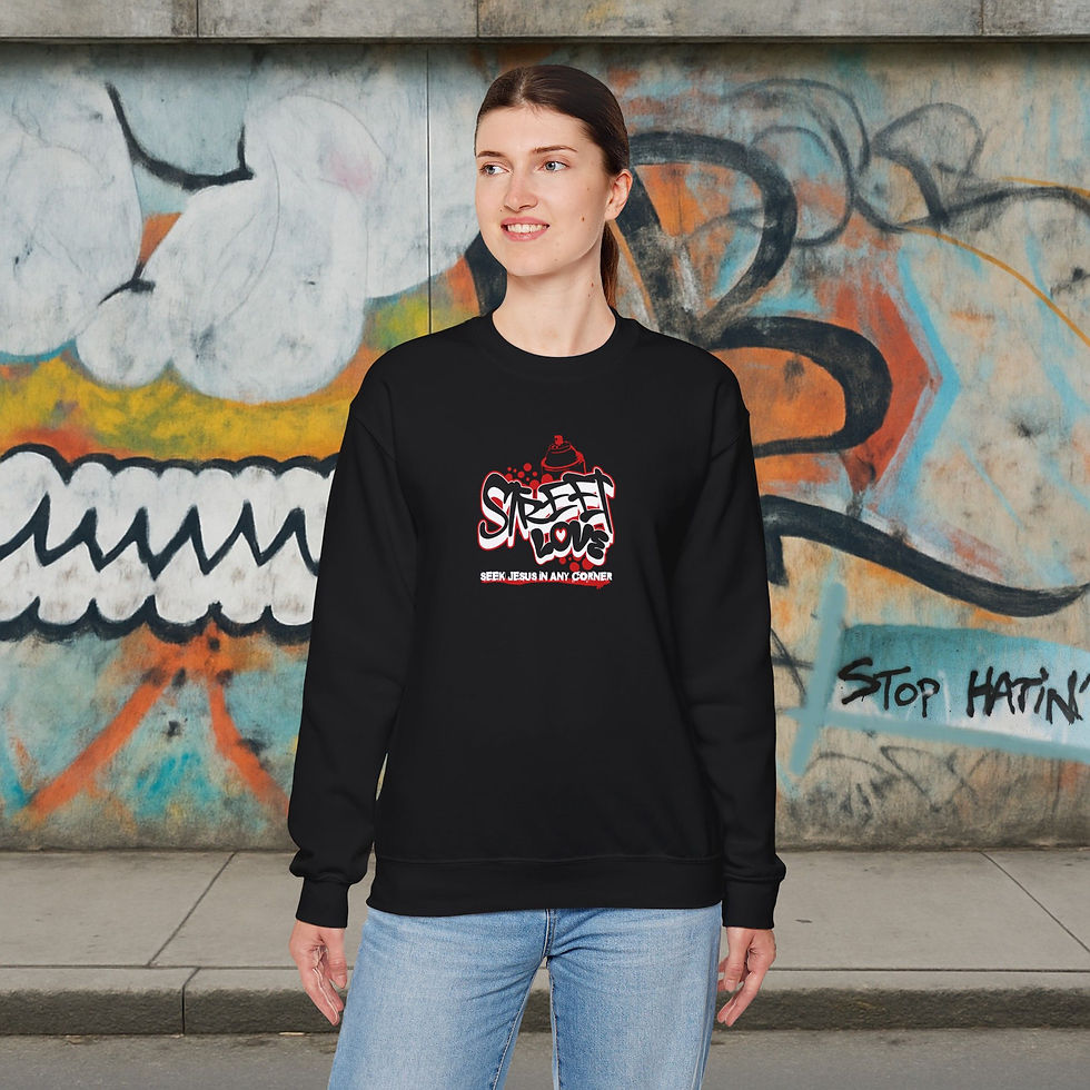 Thumbnail: Crewneck Sweatshirt - Street Gospel Seek