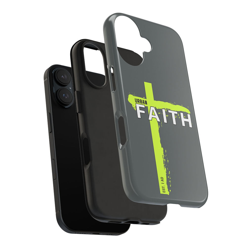 Thumbnail: Tough iPhone Case - Street Gospel GRY Urban Faith