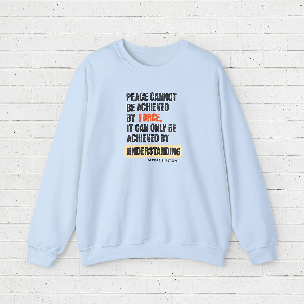 Thumbnail: Crewneck Sweatshirt - Quotes Albert Einstein