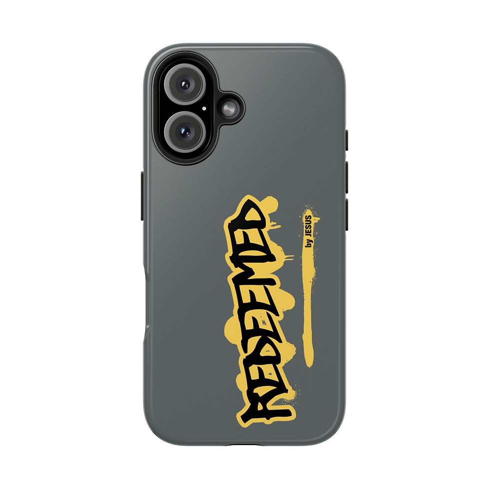 Thumbnail: Tough iPhone Case - Street Gospel GRY Redeemed