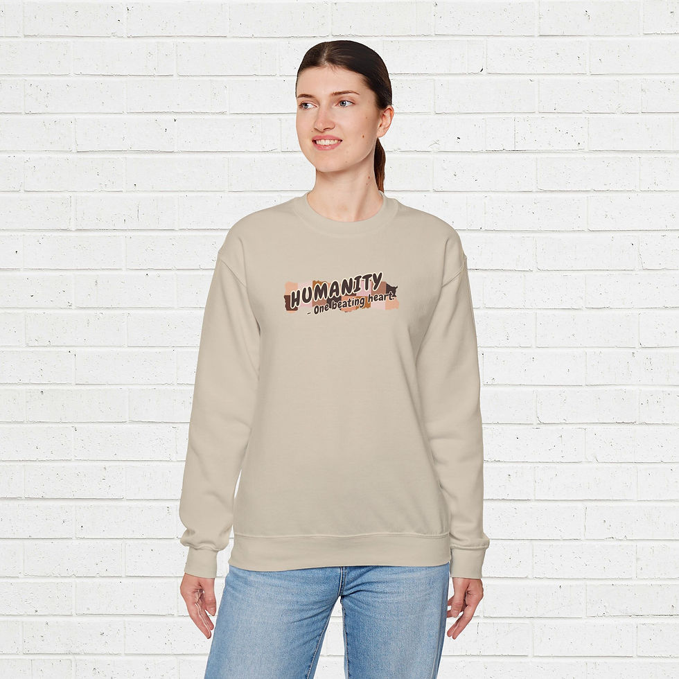 Thumbnail: Crewneck Sweatshirt - Shades Teared humanity
