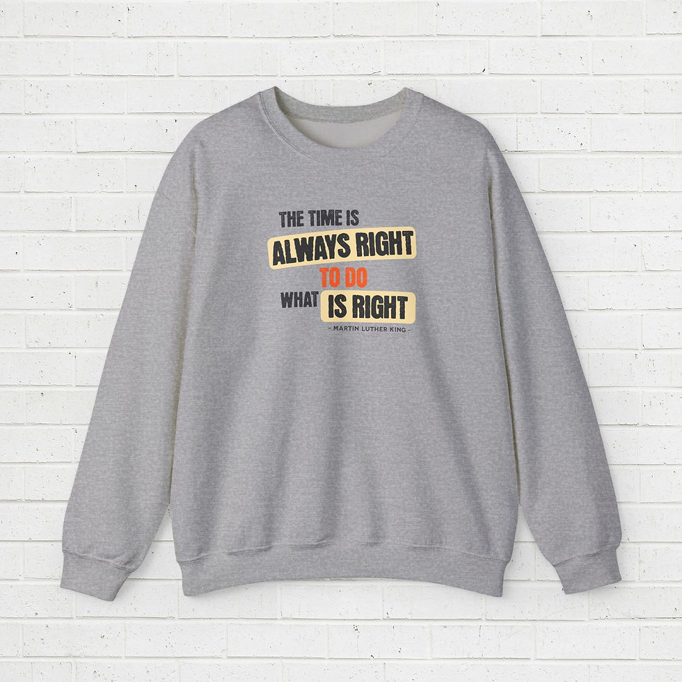 Thumbnail: Crewneck Sweatshirt - Quotes Martin Luther King