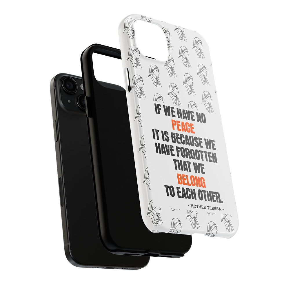 Thumbnail: Tough iPhone Case - Quotes Mother Teresa