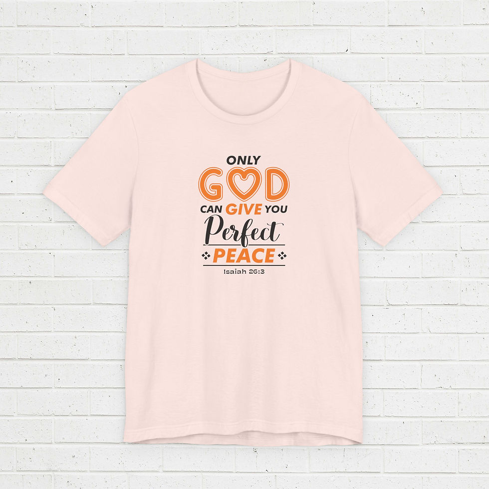 Thumbnail: T-shirt Short sleeve - God Perfect Peace