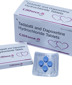 Ciliforce-D Tablet, Tadalafil , Dapoxetine Hydrochloride
