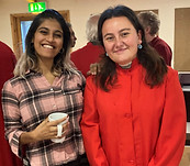 Photo of Rhea & Alexandra, choral scholars 2023-2023